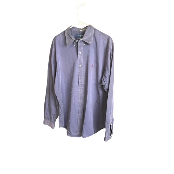 Ralph Lauren Other - Ralph Lauren Mens Classic Fit Long Sleeve Button Down Shirt Blue Gray XL